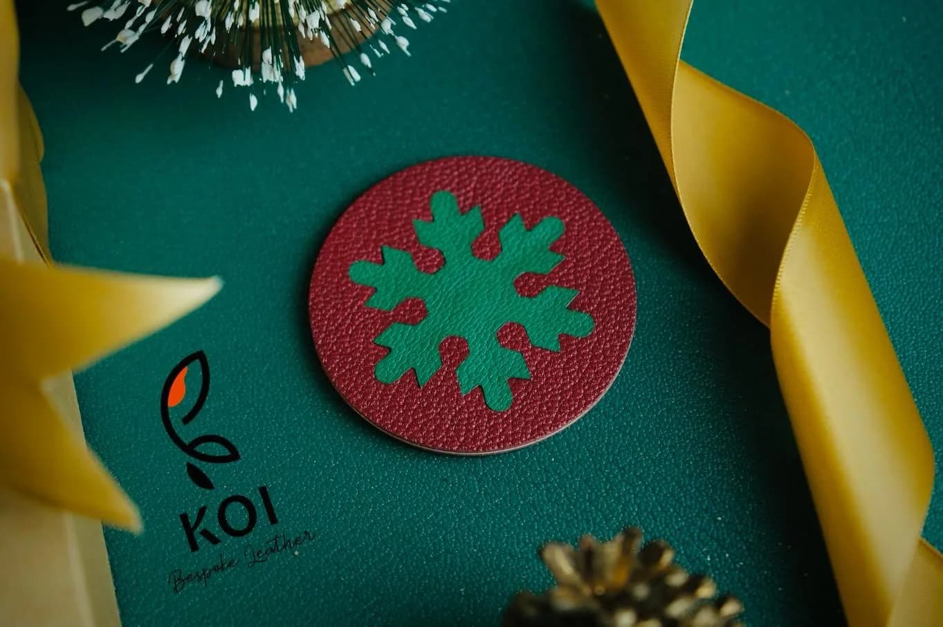 Key Chain Móc Khóa Noel - Có Thể Tùy Chỉnh Màu - KOI Leather