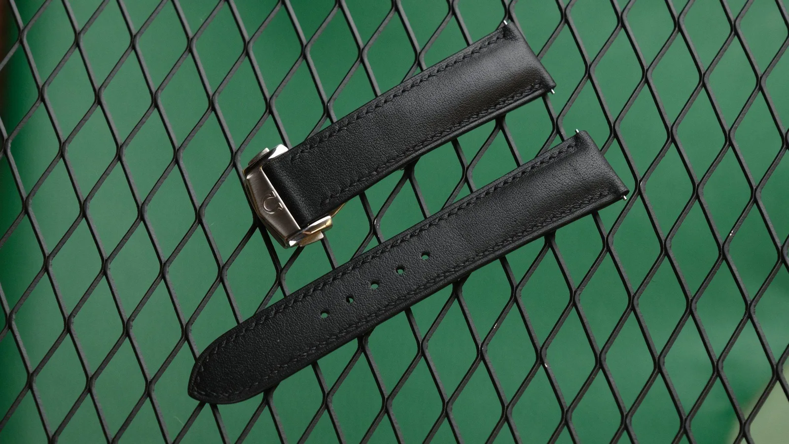 Dây Da Đồng Hồ - Da Swift - Black - KOI Leather