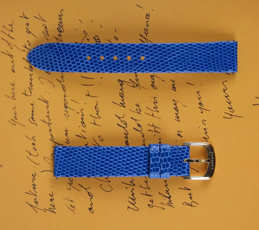 Versace WatchStraps - Da Kỳ Đà - Blue - KOI Leather