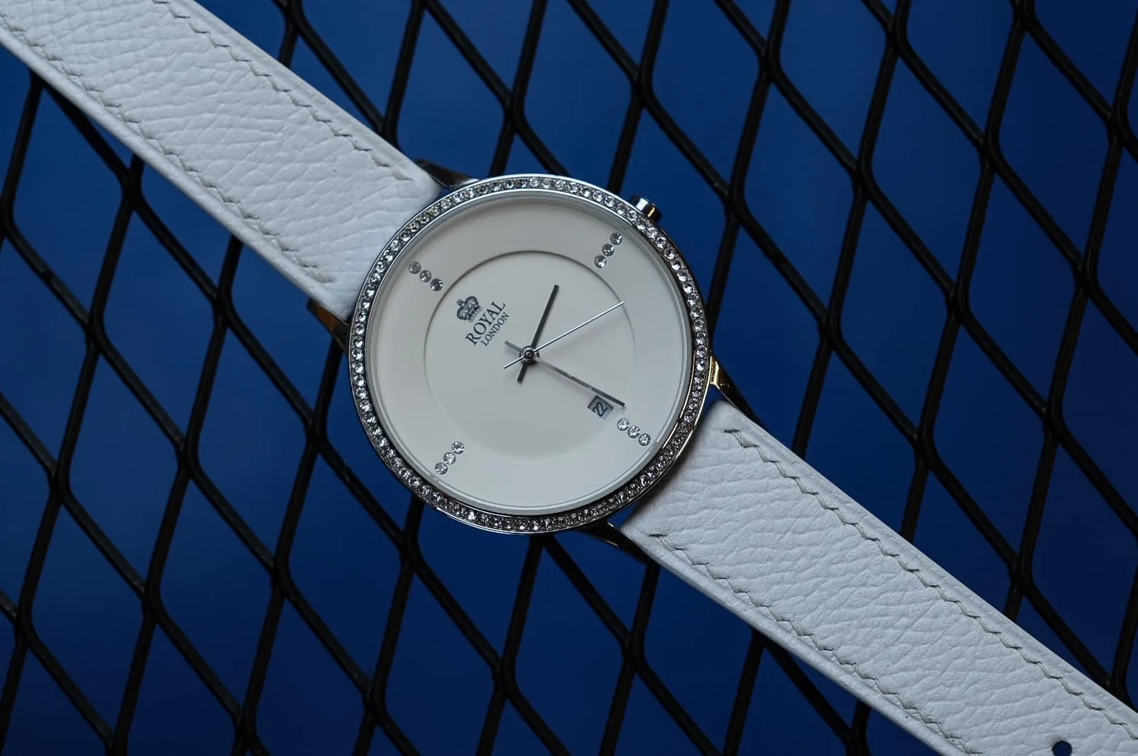 Dây Da Đồng Hồ - Da Epsom - White - KOI Leather