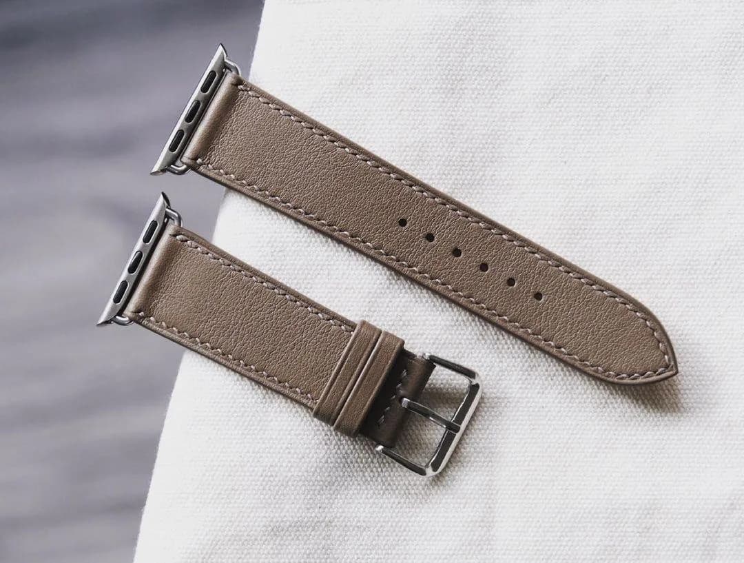 Dây Da Đồng Hồ - Da Dê Alran - SaddleBrown - Hình 2