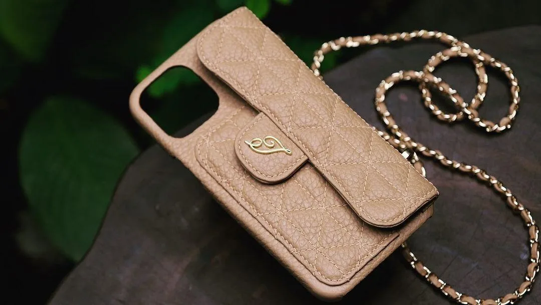 Phonecase Ốp lưng - Da Togo - NavajoWhite - KOI Leather