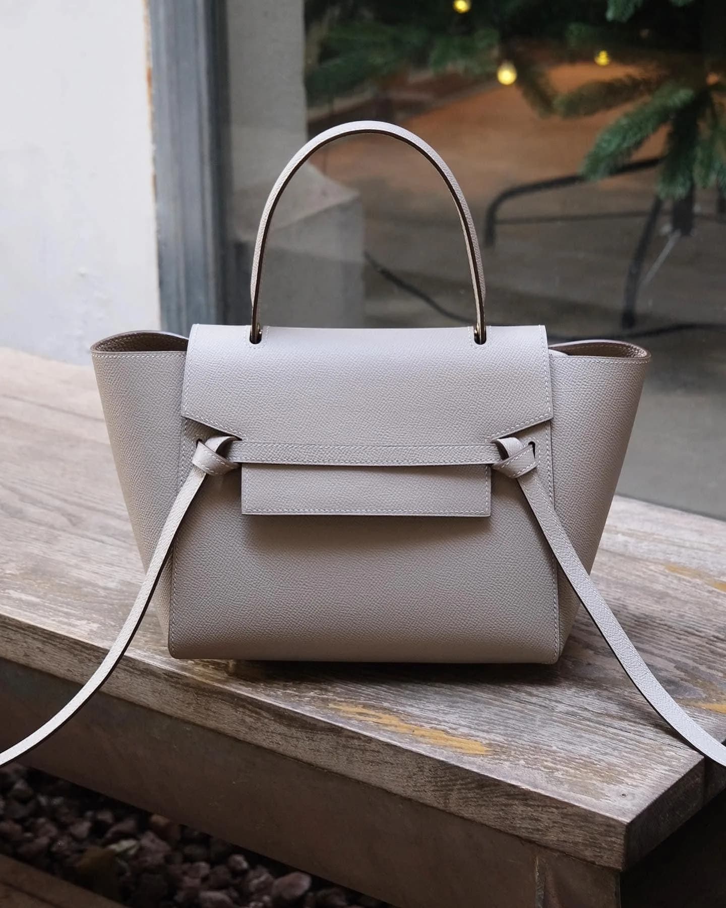 Belt Bag - Da Bê Epsom - Gainsboro - KOI Leather