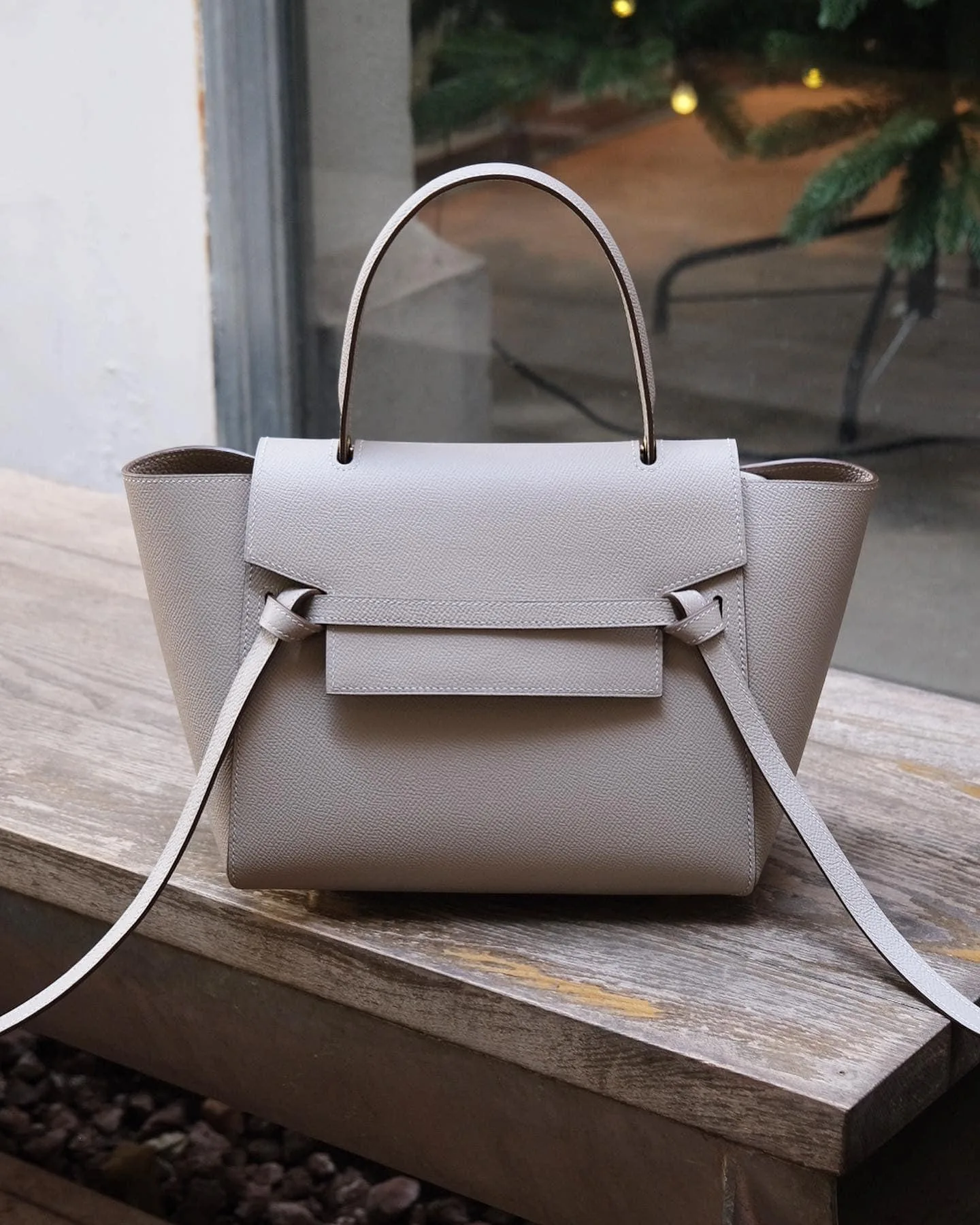 Belt Bag - Da Bê Epsom - Gainsboro - KOI Leather