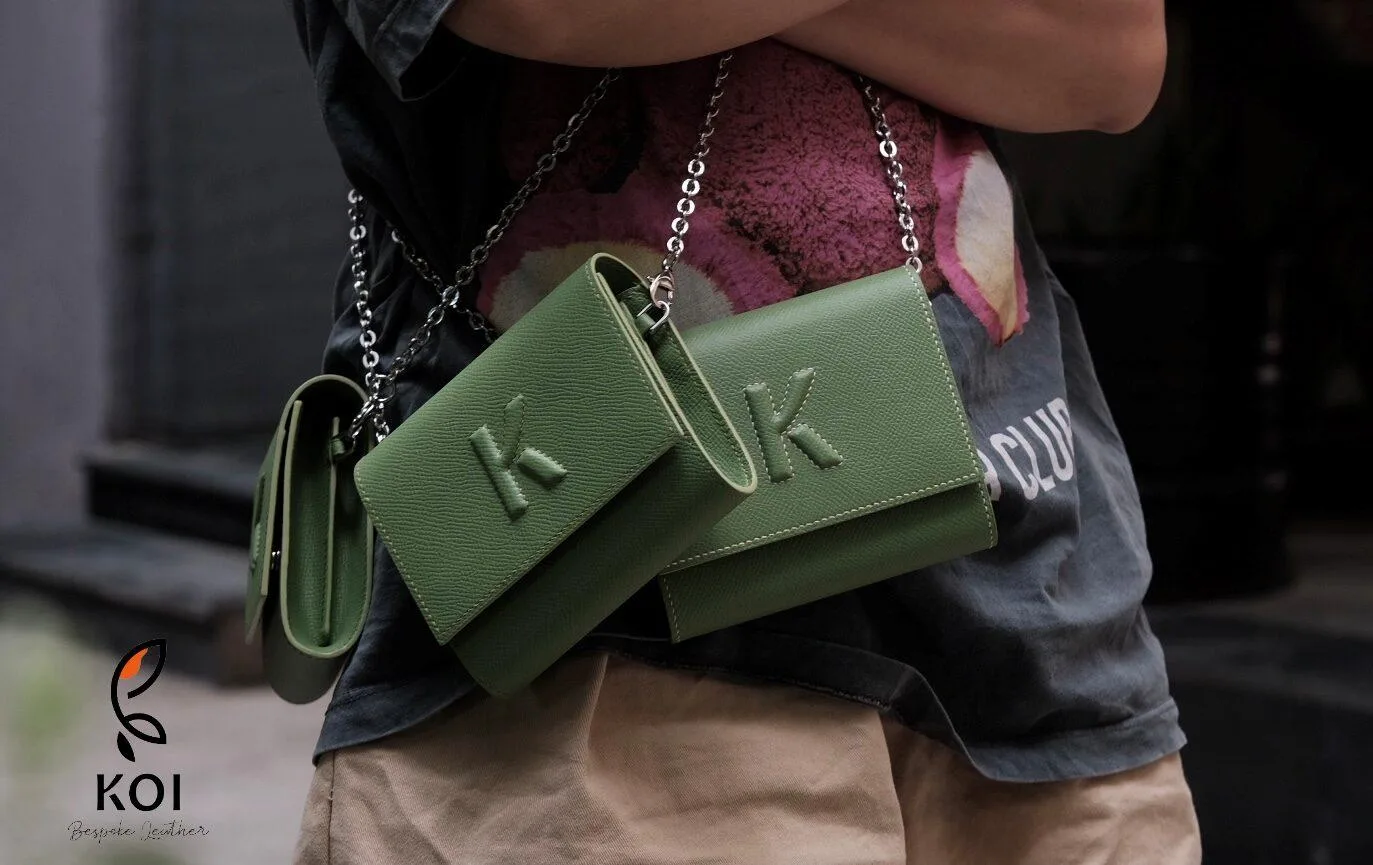Dam Bag - Da Epsom - DarkSeaGreen - Hình 2