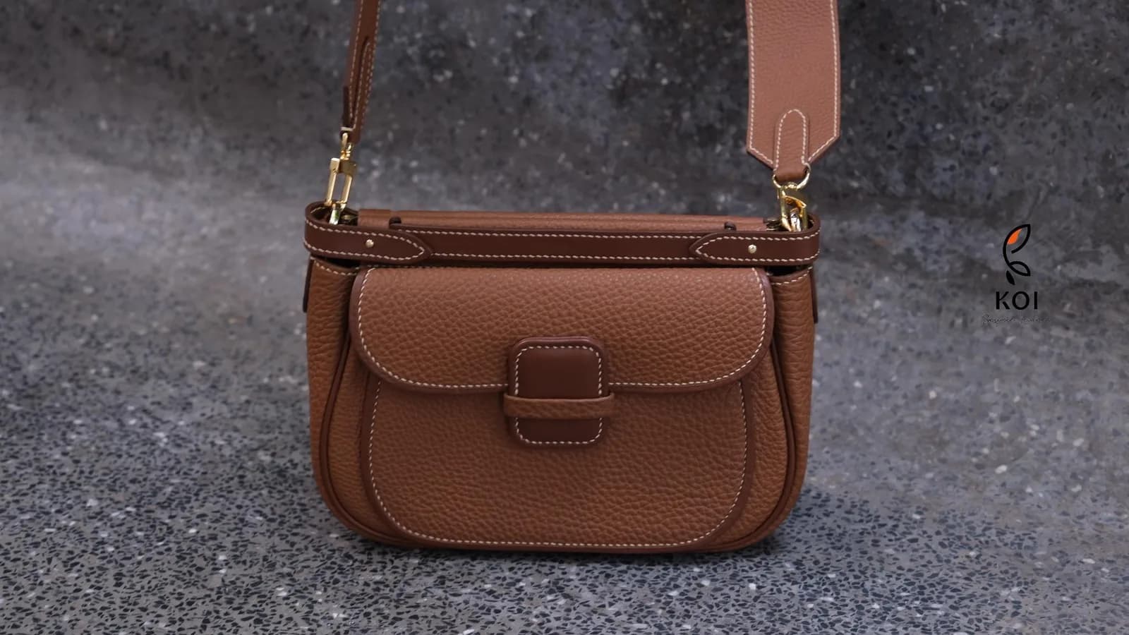 Mettique Bag - Da Togo - Brown - Hình 8