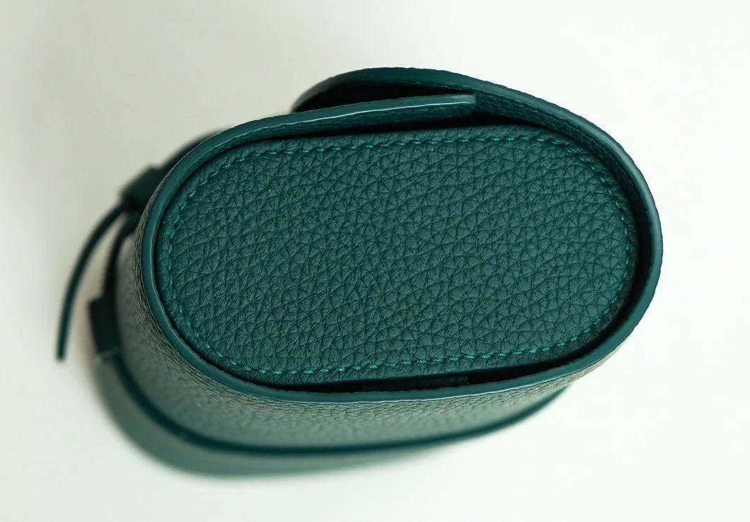Travel Watch Case – Da Togo – Green - KOI Leather