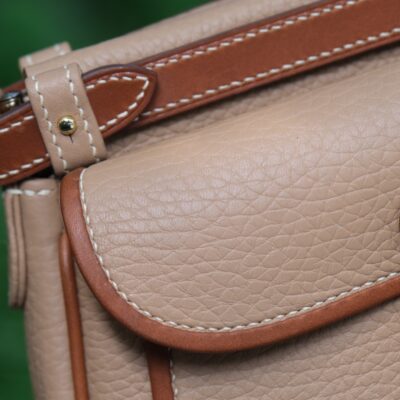 Túi Nữ Da Cao Cấp Togo Calfskin Pháp Nâu