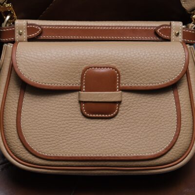 Túi Nữ Da Cao Cấp Togo Calfskin Pháp Nâu