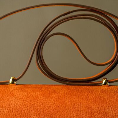 Túi Nữ Da Da Nubuck 17cm X 20cm X 10cm Cam