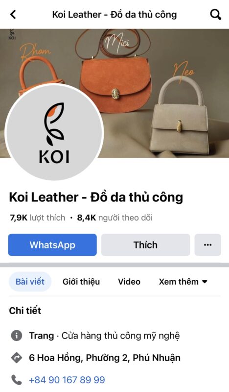 KOI leather – đồ da thủ công cao cấp