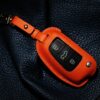 Key Cover Bao Da Bọc Chìa Khoá - Da Epsom - Orange - KOI Leather