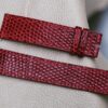 Dây Da Đồng Hồ - Da Lizard - Red - Hình 2