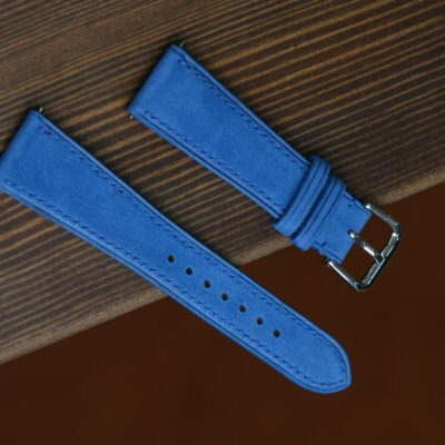 Dây Da Đồng Hồ Nubuck Medium Grey