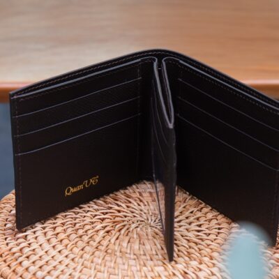 Ví Da Nam Da Epsom Nâu Đỏ