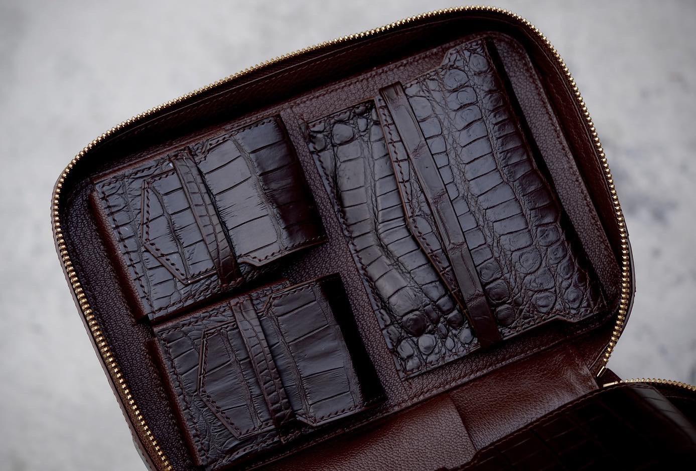 Clutch Nam Cao Cấp Da Cá Sấu Nhập Châu Âu