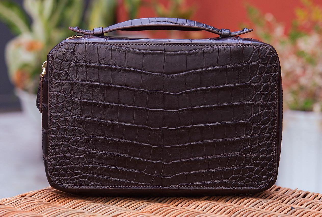 Clutch Nam Cao Cấp Da Cá Sấu Nhập Châu Âu