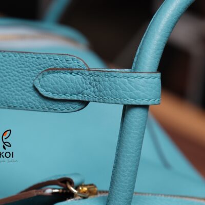 Túi Nữ Da Clement Cao Cấp Xanh Ngọc Trai