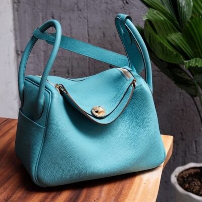 Túi Nữ Da Clement Cao Cấp Xanh Ngọc Trai