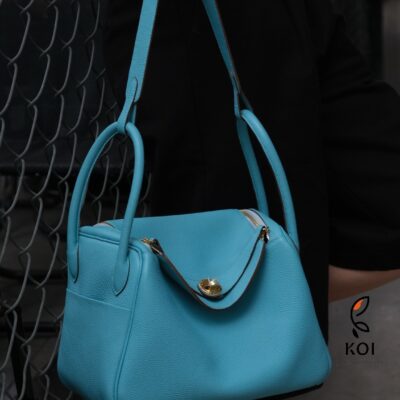 Túi Nữ Da Clement Cao Cấp Xanh Ngọc Trai