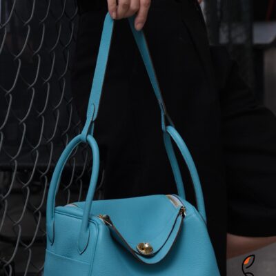 Túi Nữ Da Clement Cao Cấp Xanh Ngọc Trai