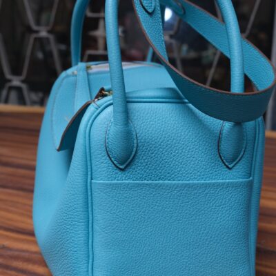 Túi Nữ Da Clement Cao Cấp Xanh Ngọc Trai