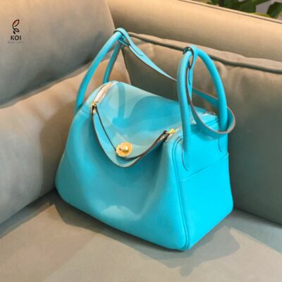 Túi Nữ Da Clement Cao Cấp Xanh Ngọc Trai