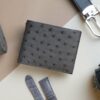 Ví Da Nam - Da Ostrich - Gray - KOI Leather