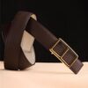 Thắt Lưng Da Nam - Da Togo - Chocolate - KOI Leather