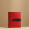 Ví Compact Bearn - Da Epsom - Red x Black - KOI Leather
