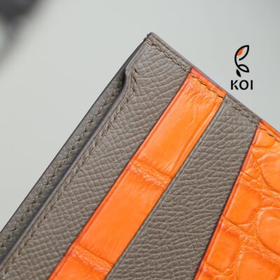 Ví Da Nam Cao Cấp Phối Da Cá Sấu