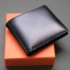 Ví Da Nam - Da Boxcalf - Black - Hình 5