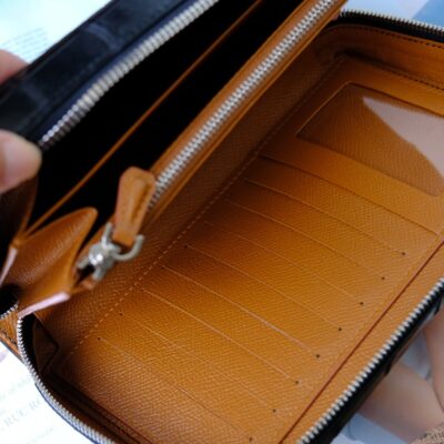 Túi Da Nam Alligator Henglong 23x16cm Đen