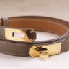 Thắt Lưng Da Nữ - Da Bê Epsom - Brown - KOI Leather