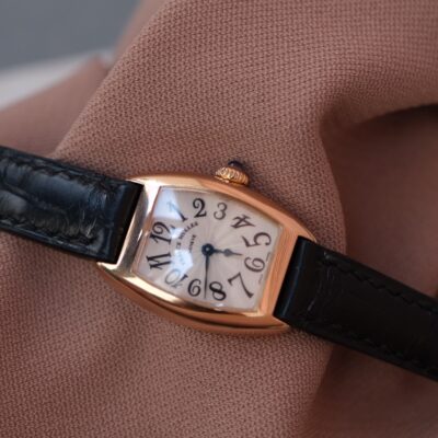 Dây Da Đồng Hồ Da Cá Sấu Pháp Đen