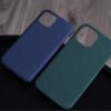 Phonecase Ốp Lưng - Da Togo - DarkBlue, DarkGreen - KOI Leather