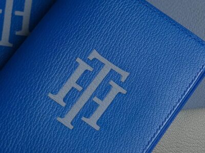 Passport Cover Da Dê Alran Xanh