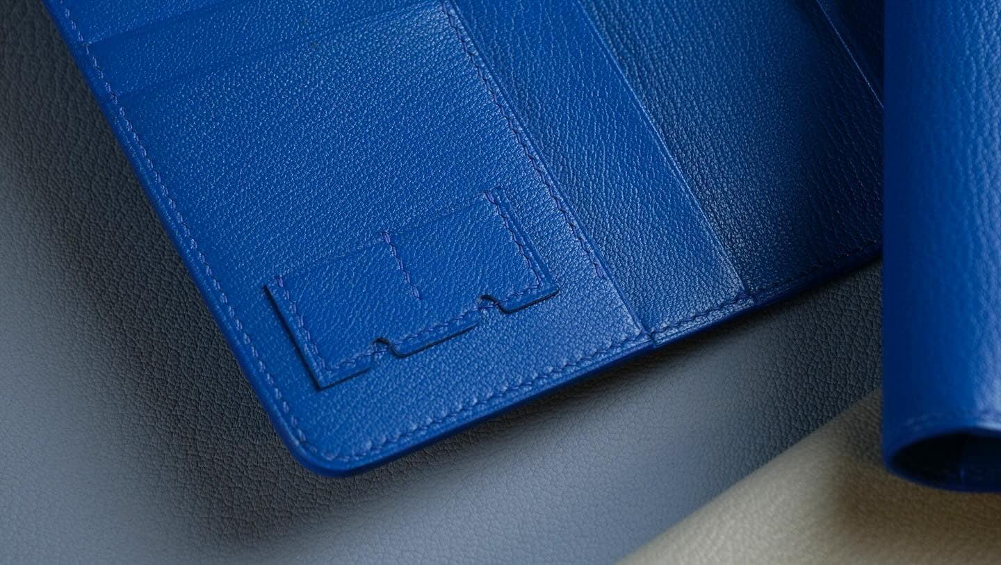 Passport Cover Da Dê Alran Xanh