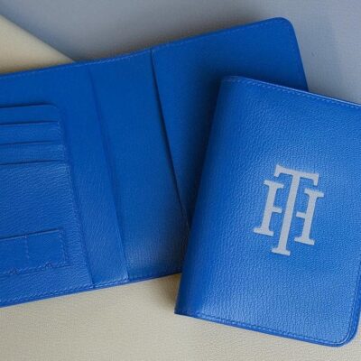 Passport Cover Da Dê Alran Xanh