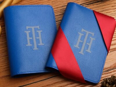Passport Cover Da Dê Alran Xanh