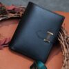 Ví Compact Bearn - Da Boxcalf - Black - Hình 3