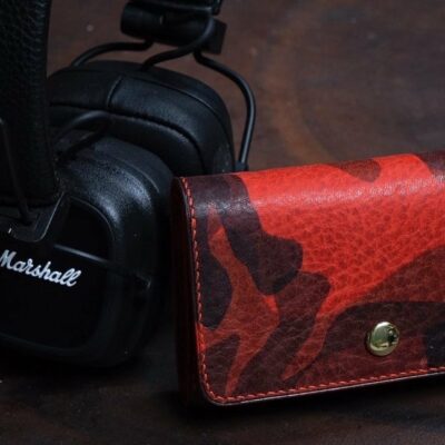 Tai Nghe Marshall Da Bò Cao Cấp Đen Nâu