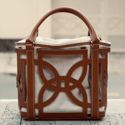 Túi Dee25 – Da Bò Thảo Mộc x Harris