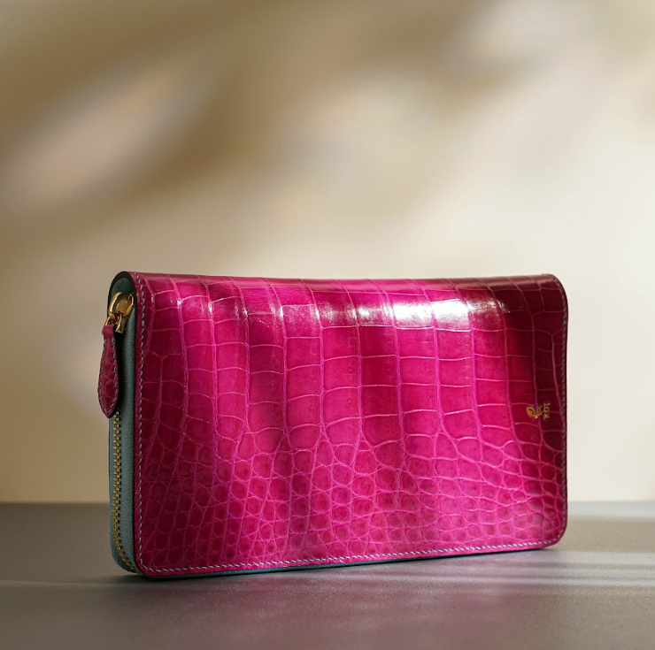 Ví Da Nữ Edda X Da Cá Sấu