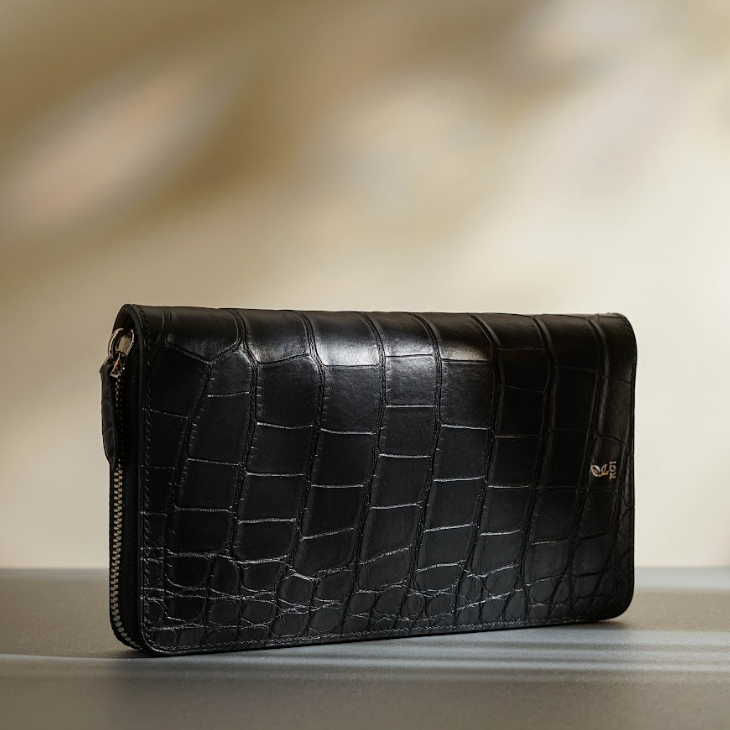 Ví Da Nữ Edda X Da Cá Sấu