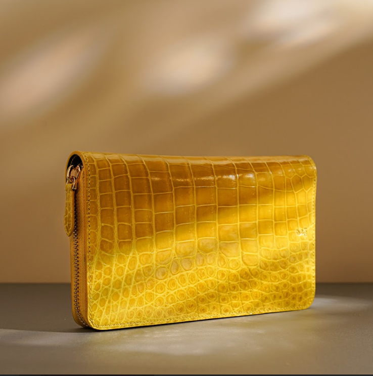 Ví Da Nữ Edda X Da Cá Sấu