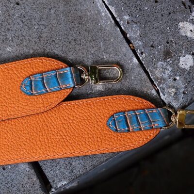 Jackmar Bag Da Cá Sấu Vẽ Tay X Phối Da Bê