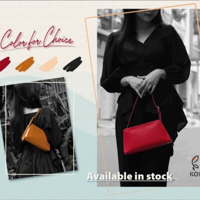 Lolita Bag Dạ Bê Boxcalf Beige, Caramel, Russian Red And Black