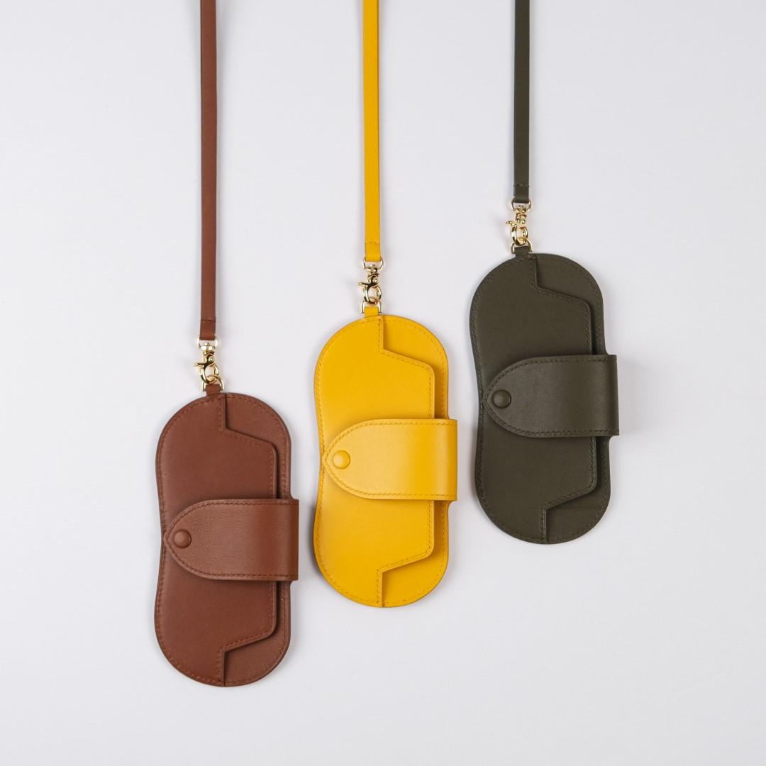 Bao mắt kính bằng da nhiều màu sắc - Hình 3