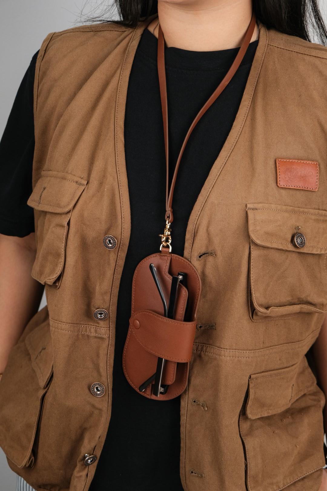 Bao mắt kính bằng da nhiều màu sắc - Hình 16